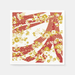 Servilleta De Papel Patrón de mezcla de Kimono floral