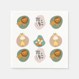 Servilleta De Papel Patrón de minianimales