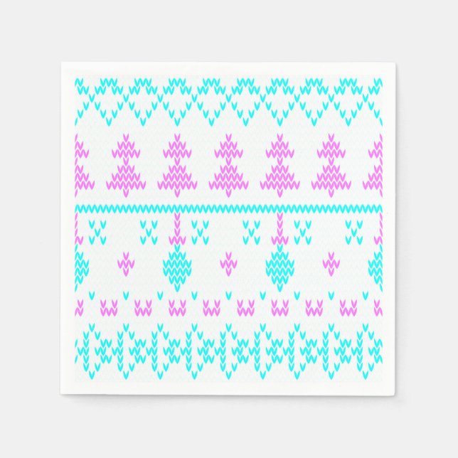 Servilleta De Papel patrón de navidades (Anverso)