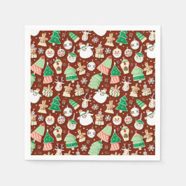 Servilleta De Papel Patrón de navidades 7 - servilletas de papel