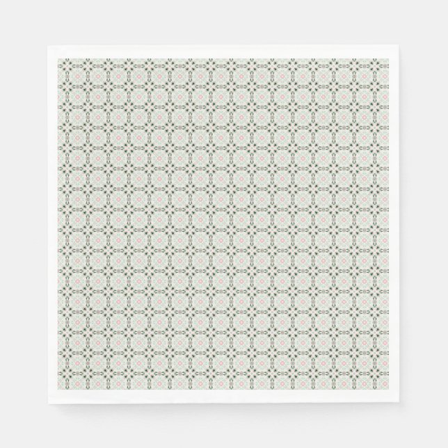 Servilleta De Papel Patrón de Navidades equívocos y complejos de Boho (Anverso)