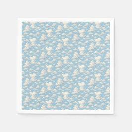 Servilleta De Papel Patrón de Nube 