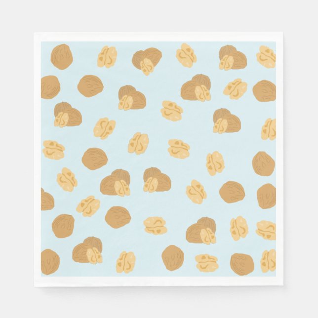 Servilleta De Papel Patrón de nueces de nueces de nuez de nuez de nuez (Anverso)