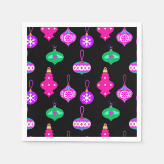 Servilleta De Papel Patrón de ornamento antiguo en rosa, Verde azulado