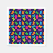 Patrón de osos de goma