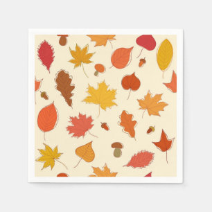Servilleta De Papel Patrón de otoño