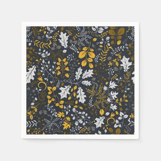 Servilleta De Papel Patrón de otoño (Anverso)