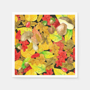 Servilleta De Papel Patrón de otoño acuático