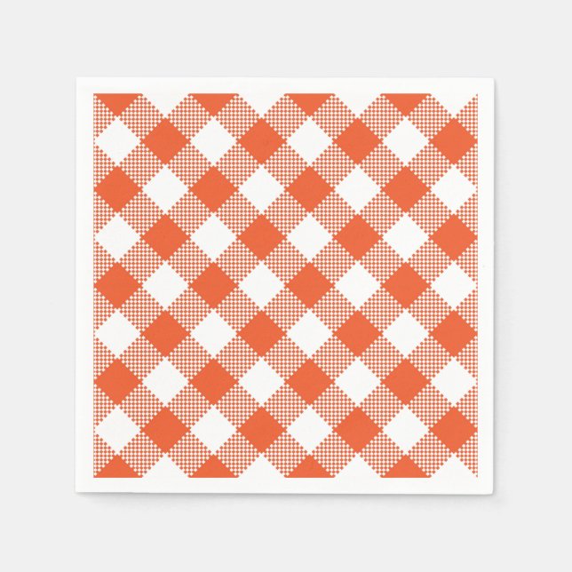 Servilleta De Papel Patrón de país de caída de naranja (Anverso)