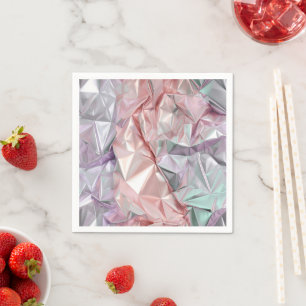 Servilleta De Papel Patrón de papel de aluminio arrugado