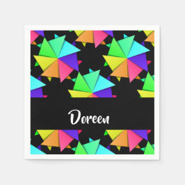 Servilleta De Papel Patrón de papel plegado colorido