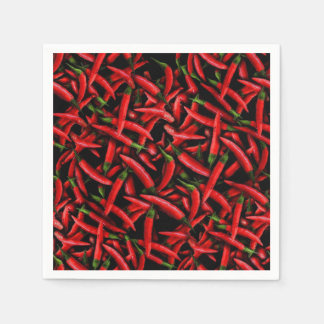 Servilleta De Papel Patrón de Pimientos Rojos Chili