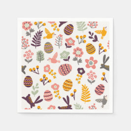 Servilleta De Papel Patrón de primavera de Semana Santa Floral | Servi