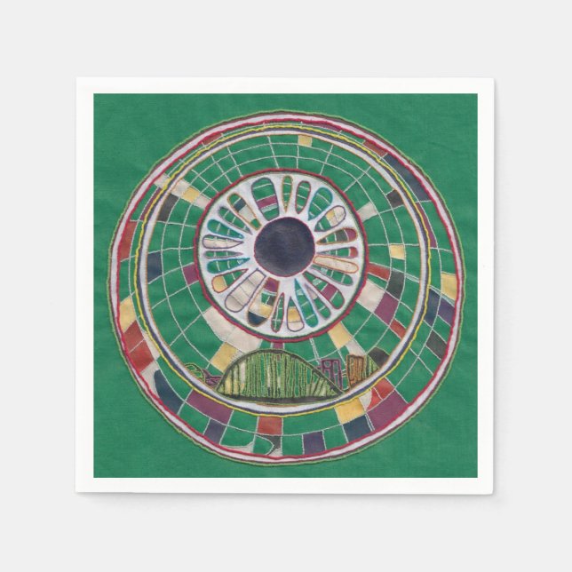 Servilleta De Papel Patrón de puente (Anverso)