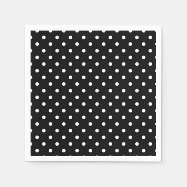 Servilleta De Papel Patrón de puntos polacos (Anverso)