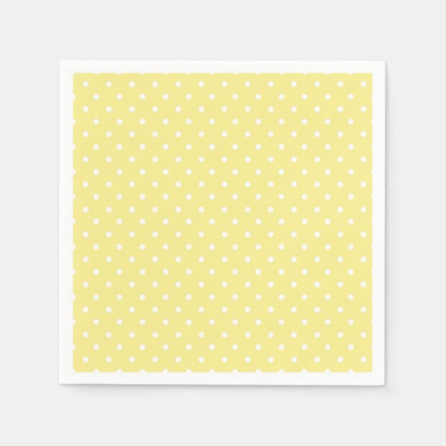 Servilleta De Papel Patrón de puntos polacos (Anverso)