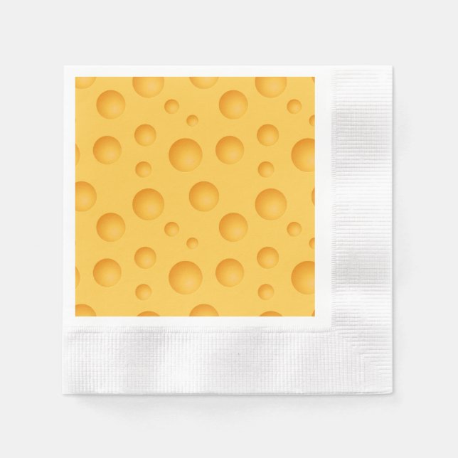 Servilleta De Papel Patrón de queso amarillo (Anverso)