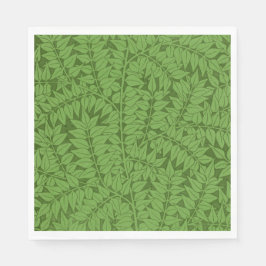 Servilleta De Papel Patrón de rama verde (Arte de la selva) (William M
