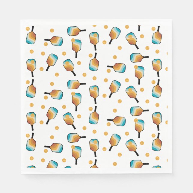 Servilleta De Papel Patrón de remo y bola de bolas (Anverso)