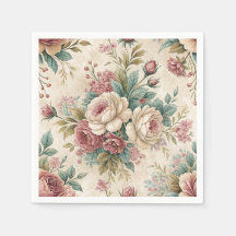 Patrón de rosa inglesa de chintz botánico victoria