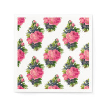 Patrón de rosas rosadas vintage bonito