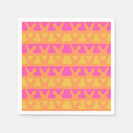 Servilleta De Papel Patrón de silueta de conejo de Pascua