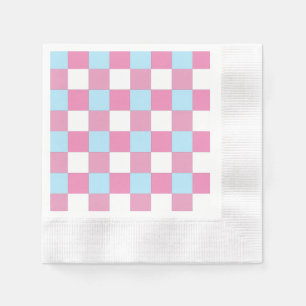 Servilleta De Papel Patrón de tablero de ajedrez