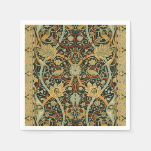 Servilleta De Papel Patrón de tapiz del bosque de William Morris: Vint