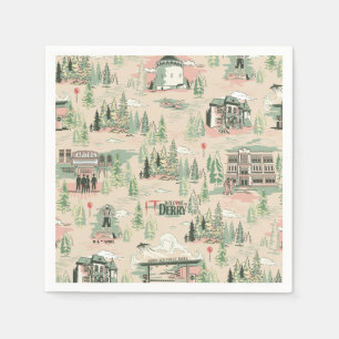 Servilleta De Papel Patrón de ubicación de cerezos