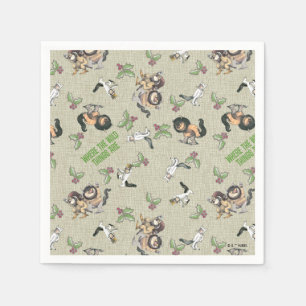 Servilleta De Papel Patrón de vacaciones Wild Rumpus