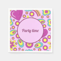 Patrón de verano de color púrpura de los años 70