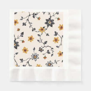 Servilleta De Papel Patrón de Vino Floral Papel relleno