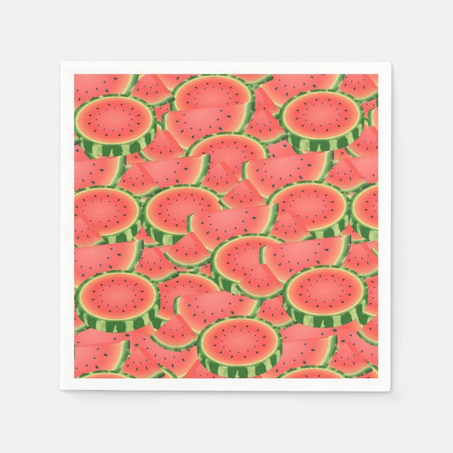 Servilleta De Papel Patrón de Watemelon (Anverso)