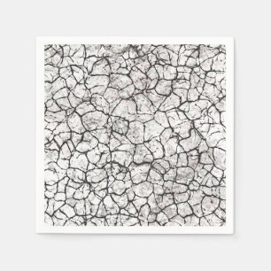 Servilleta De Papel Patrón Digital de Mármol Agrietado