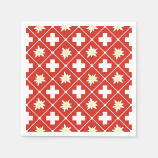 Servilleta De Papel Patrón Edelweiss de Suiza