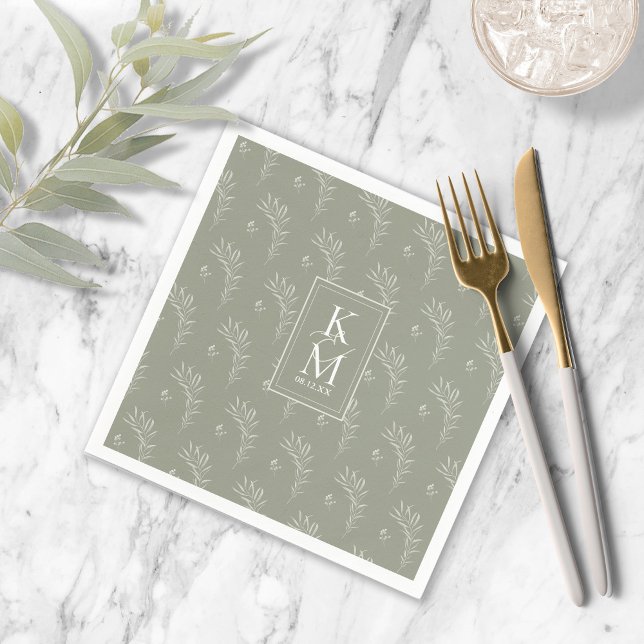 Servilleta De Papel Patrón Eucalyptus Green ID901 (Subido por el creador)