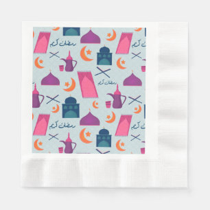 Servilleta De Papel Patrón feliz de Ramadán