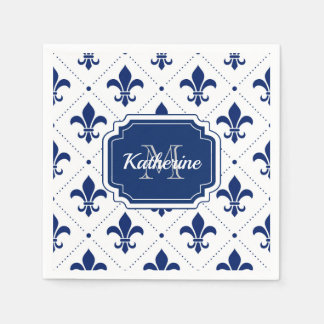 Servilleta De Papel Patrón Fleur-de-lis