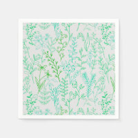 Patrón floral clásico Tono verde A02.b Desactivado