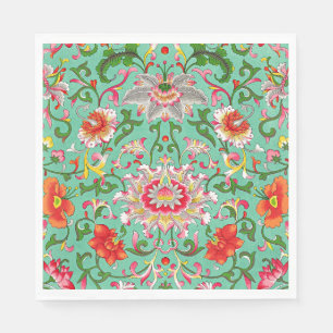 Servilleta De Papel Patrón floral colorido