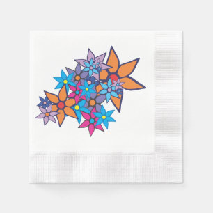 Servilleta De Papel Patrón floral de moda