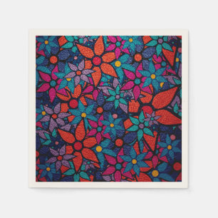 Servilleta De Papel Patrón floral de moda #3