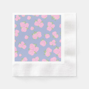 Servilleta De Papel patrón floral de rosas vintage
