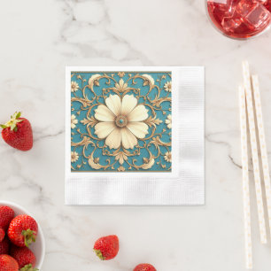 Servilleta De Papel Patrón floral decorativo