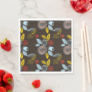 Servilleta De Papel Patrón floral retro
