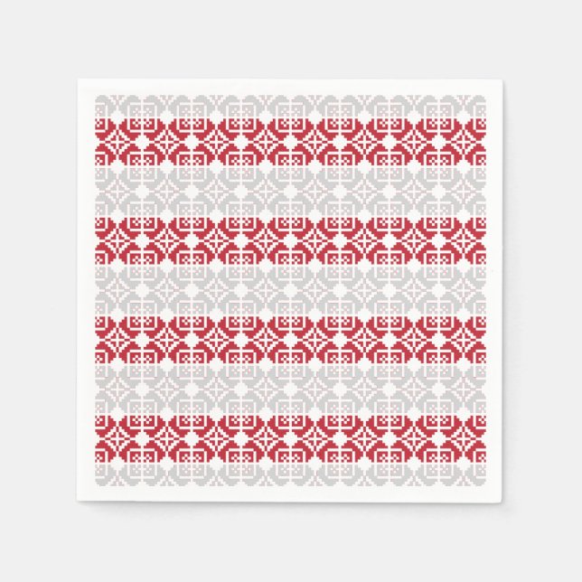 Servilleta De Papel Patrón geométrico II del SUN matutino (Anverso)