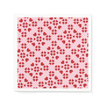 Patrón gráfico de corazones rojos planos Cumpleaño