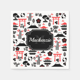 Servilleta De Papel Patrón japonés