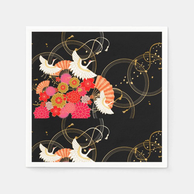 Servilleta De Papel patrón japonés tradicional (Anverso)