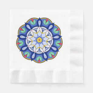 Servilleta De Papel Patrón Mandala 01 Napkin